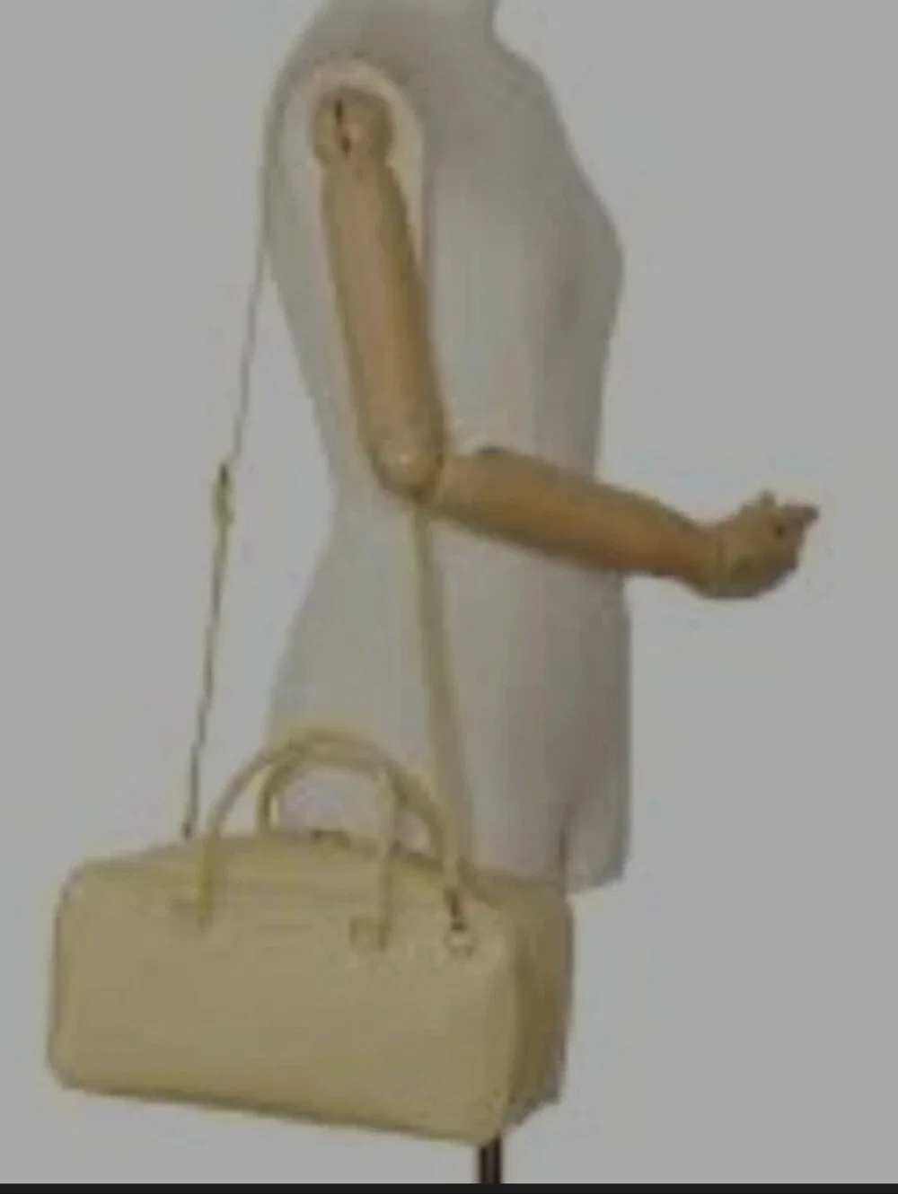 Jil Sander Patent Lemon Yellow Top-Handle Satchel